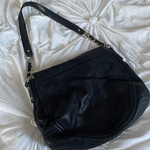 Perfect condition black shoulder bag Kate Spade leather hobo purse - Picture 6 of 7
